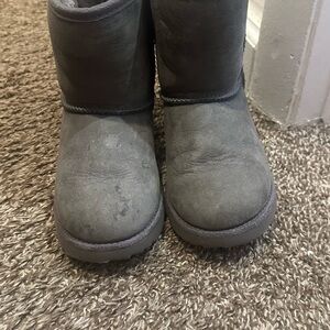 UGG Kids Charcoal Gray Boots